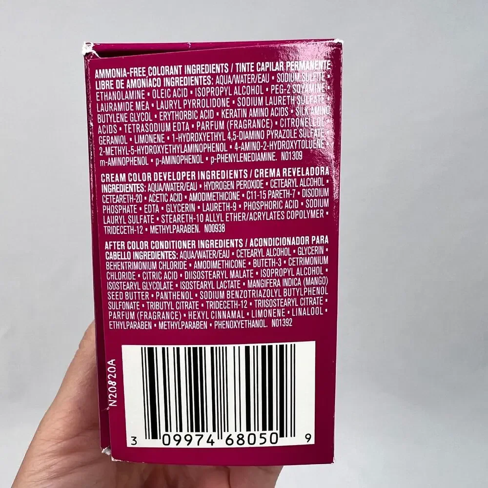 New Red Hair Dye Lot